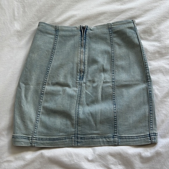 Free People Modern Femme Denim Mini - Picture 3 of 5